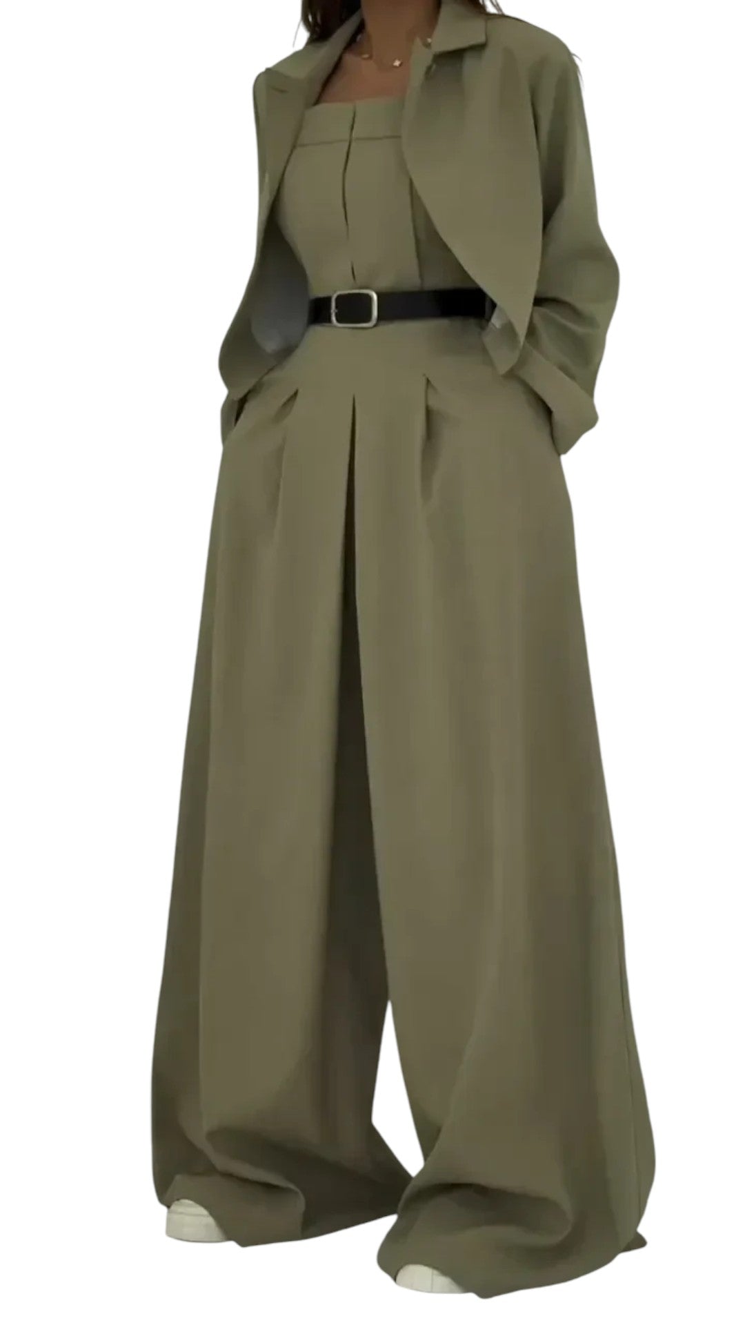 Eclat™ | Moteriškas komplektas bustier + švarkas – Elegantiško ir modernaus stiliaus