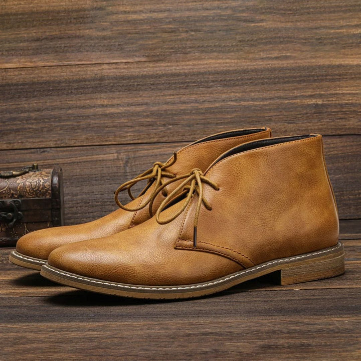 Harold | Natūralios Odos Chukka Batai