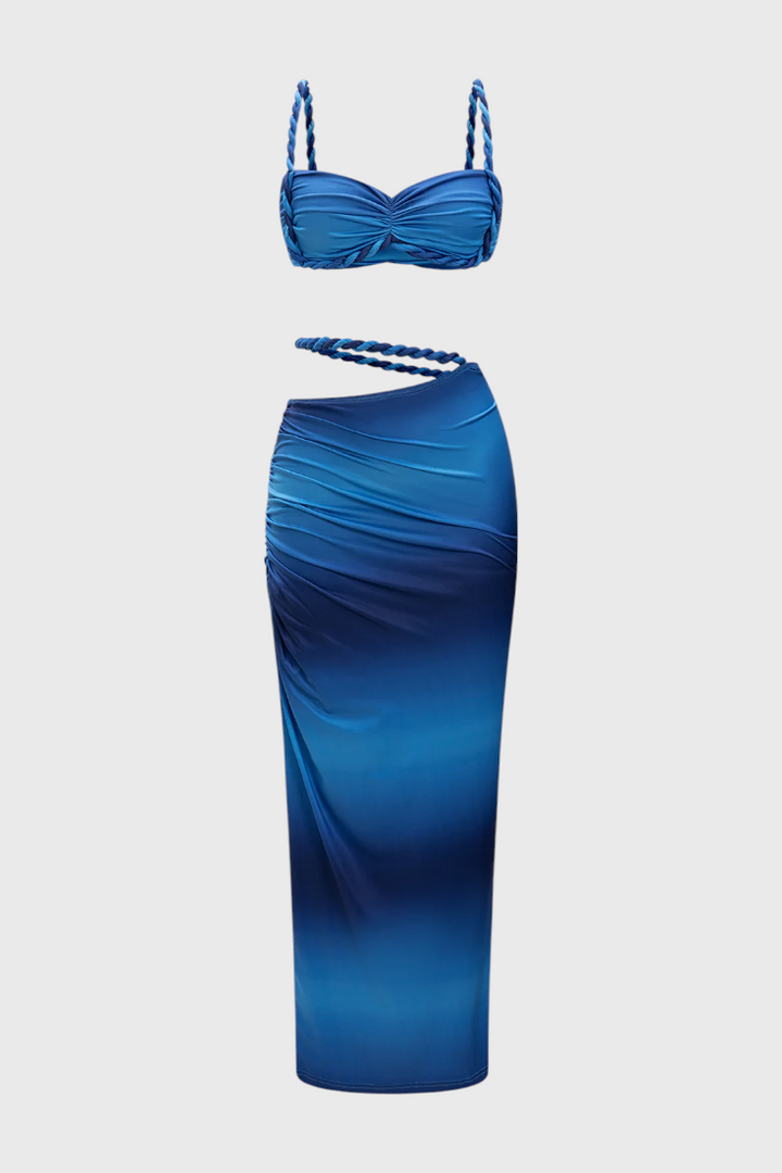 Estela suknelės komplektas be nugaros