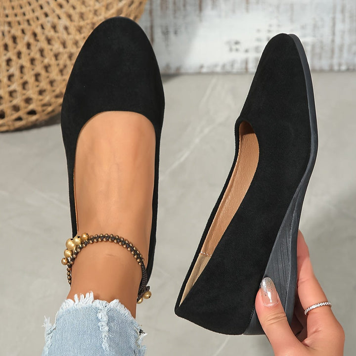 Éliane | Patogūs balerinos su platforminiu kulnu