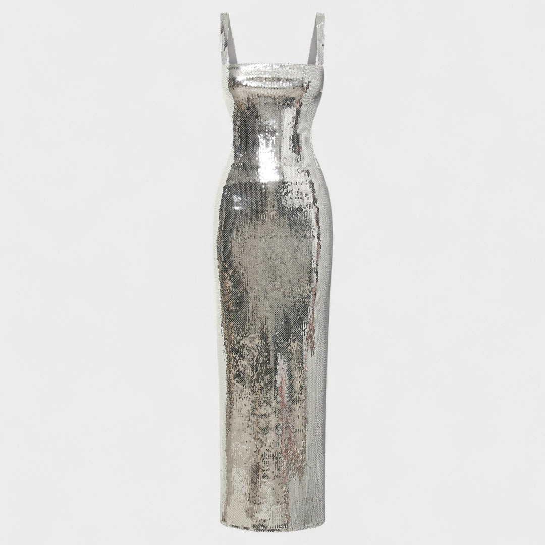 Suknelė „Sparkle Silver“ - Vakarinė versija