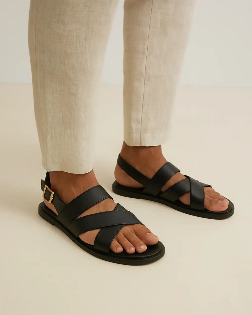 Lanaro™ | Elegantiški Kryžminiai Sandalai