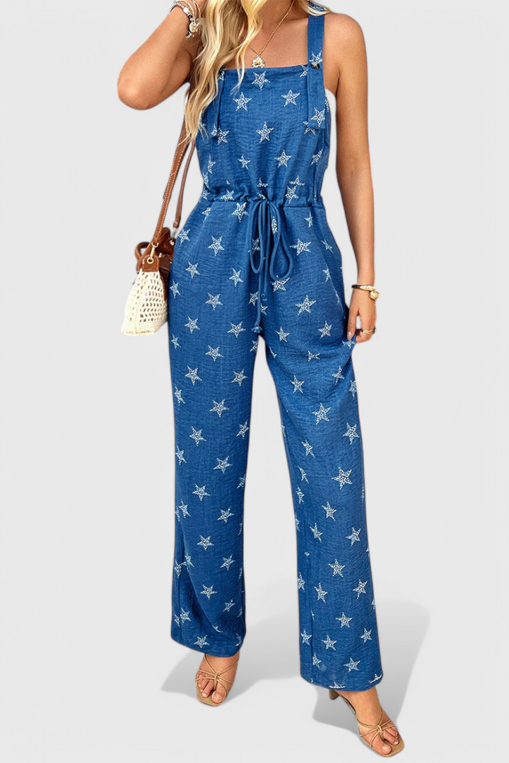 Bianca Mono Suknelė su Žvaigždžių Raštu