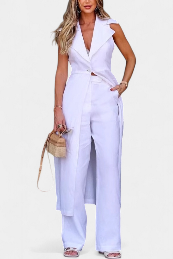 Eider Komplektas su Ilga Liemene ir Tiesiomis Kelnėmis