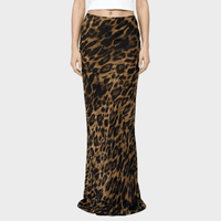 Elena Falda Maxi Slim arba Leopardo Raštas