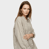 Aušra™ - Lininė Blūzė Ruda Ramybė