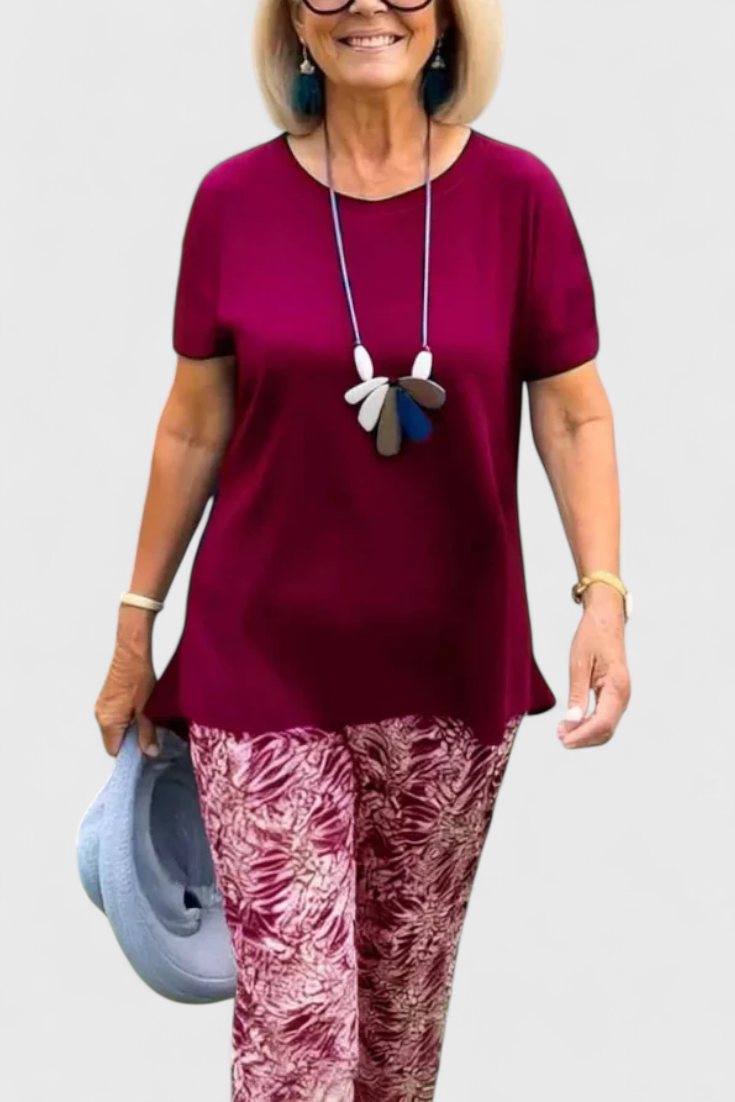 Candelaria Eleganta Dviejų Dalių Komplektas su Struktūrizuotu Kirpimu