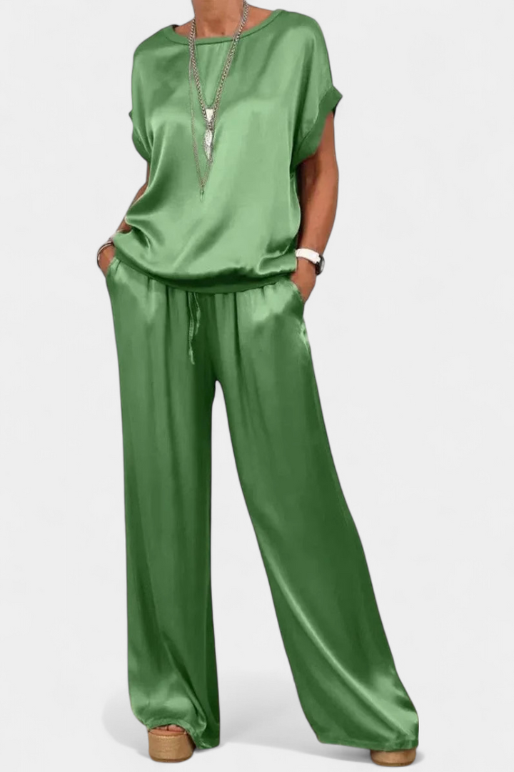 Blasa Dviejų Dalių Pavasario Komplektas su Išskirtiniu Stiliumi