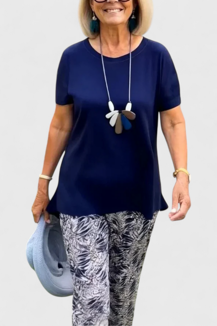 Candelaria Eleganta Dviejų Dalių Komplektas su Struktūrizuotu Kirpimu